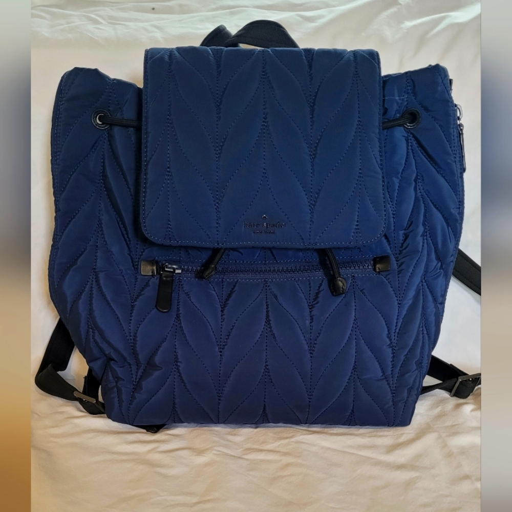 Authentic Navy Blue Kate Spade Backpack